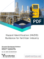 Hazard Identification HAZID Guidance For Fertilizer Industry Document Guidance