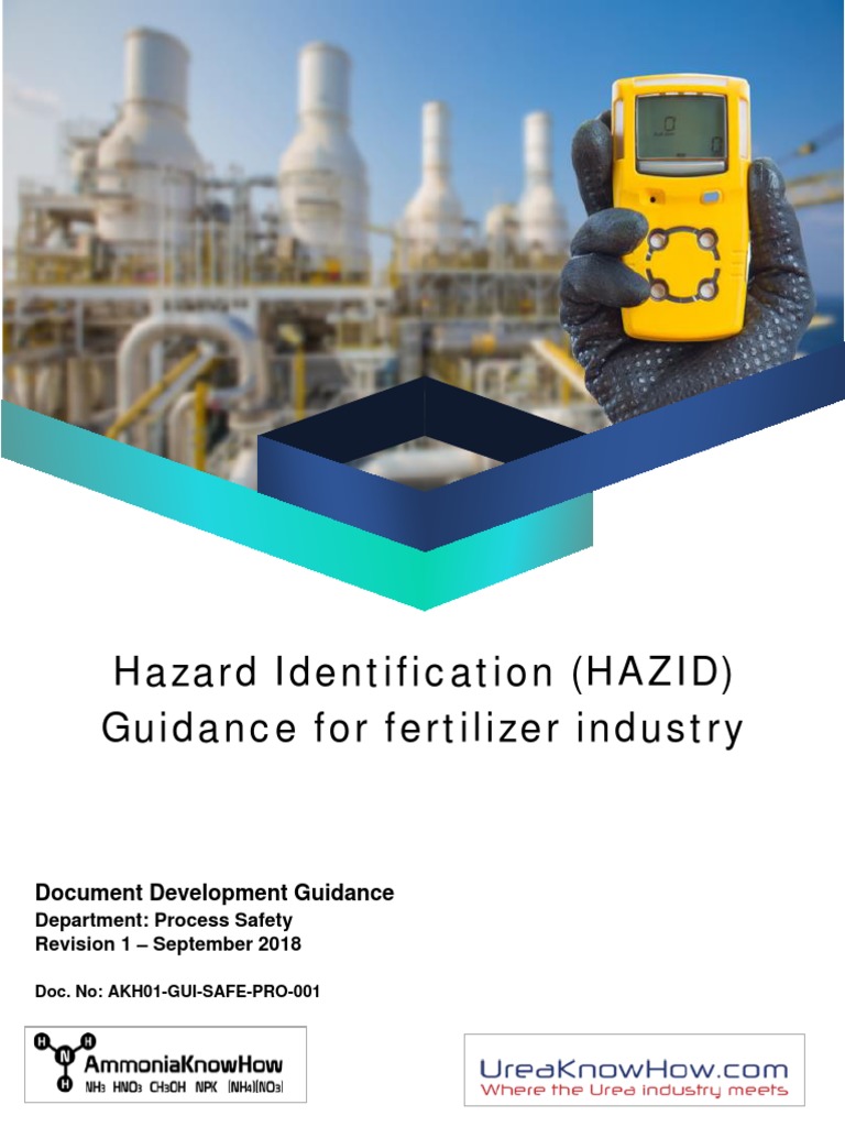 Hazard Identification HAZID Guidance For Fertilizer Industry Document