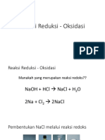 Reaksi Redoks dan Bilangan Oksidasi