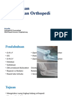 Ketrampilan Orthopedi Dasar