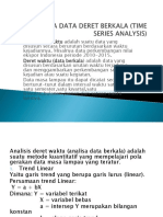 Analisa Data Deret Berkala (Time Series Analysis