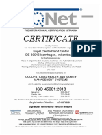 Quality Austria Iq-Net 45001 2018 Certificate ED-H