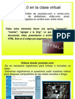 Web 20 y Aula Virtual