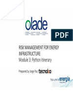 3 OLADE Risk Management Course Module 3 Python Itinerary