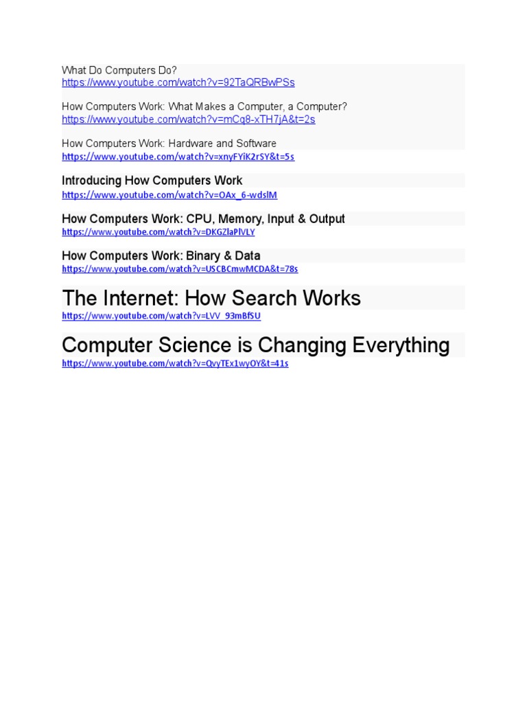 What Do Computers Do | PDF