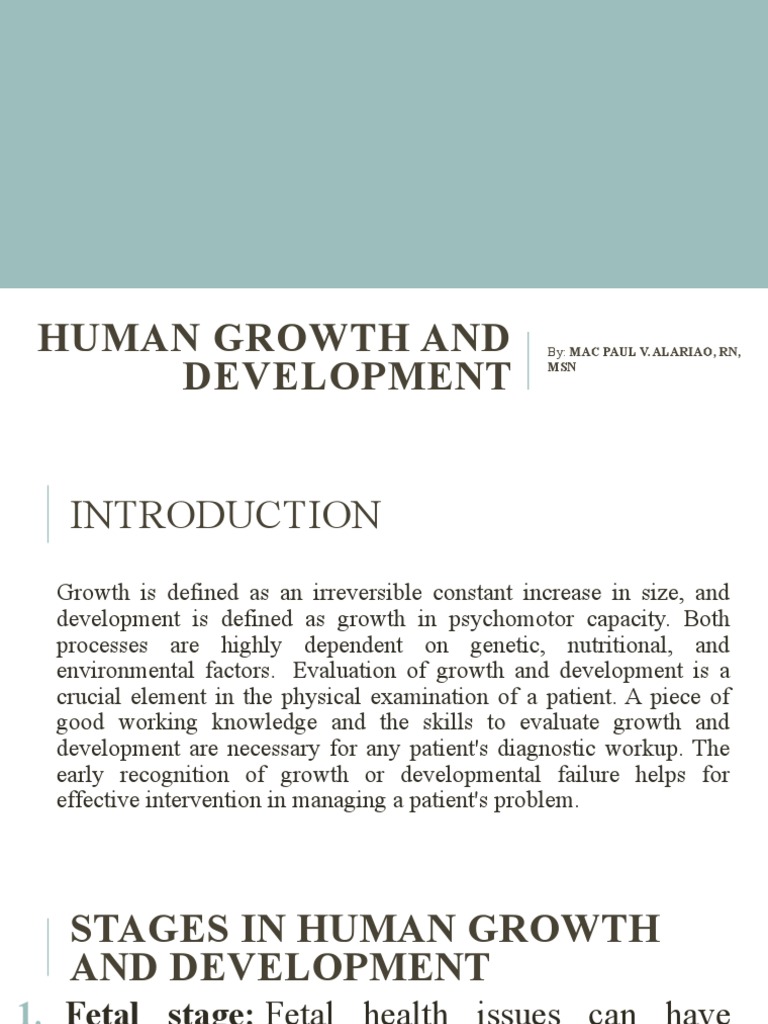 Human Growth & Development Guide | PDF | Body Mass Index | Obesity