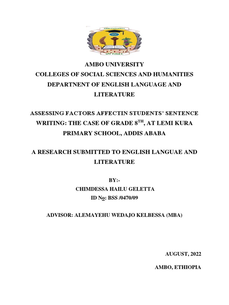 Factors Influencing Grade 8 Writing Skills | PDF | Motivational ...