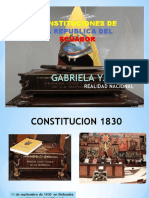 Historia Constitucionalismo Ecuador