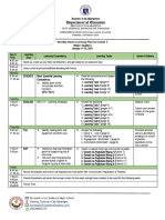 Weekly Home Learning Plan Grade 7