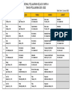 Jadwal KBM Kelas XI-A4