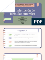 Administración de Fórmulas Enterales