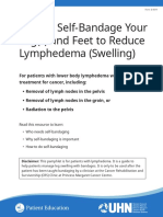 How To Self-Bandage Legs Feet To Reduce Lymphedema