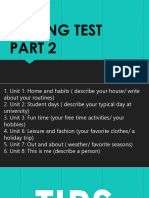 Writing Test