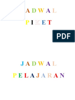 TULISAN JADWAL PIKET