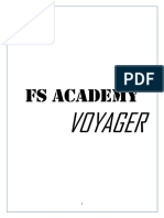 Fs Academy - Voyager Manual