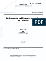 Environmental and Resource Accounting An Overview