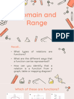 Week 5 - August 22 To 26 - Domain and Range