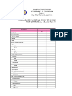 Department of Education: Republic of The Philippines Region I City of San Fernando, La Union