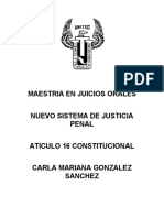 Analisis Del Articulo 16 Constitucional