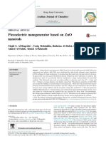 Piezoelectric Nanogenerator Based On ZnO