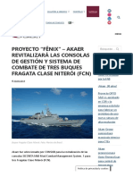 Proyecto - Fênix - Akaer Revitalizará Las Consolas de Gestión y Sistema de Combate de Tres Buques Fragata Clase Niterói (FCN) - Akaer