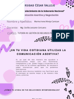 ¿En Tu Vida Cotidiana Utilizas La Comunicación Asertiva