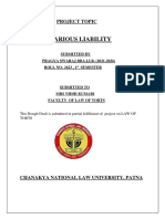 Tort Draft Project Law