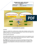 Guia 11 Estructura de La Oracion Simple Ciclo 3 Castellano Darwin