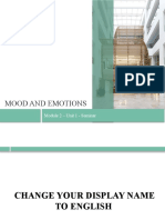 2-1 - Mood and Emotions - Seminar