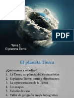 Tema 1-El Planeta Tierra (Presentación)