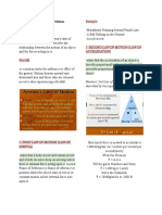 Newton's Law of Motion
