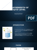 Measurements of Liquid Level