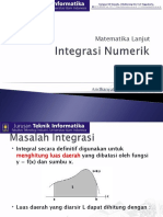 19 - Integrasi Numerik