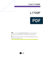 LG 1720LP LCD Comuter Monitor Users Manual ENG