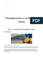 Aprovação de projetos e obras: requisitos legais