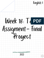 Week 18 - Task Assignment - Final Proyect (Chafloque Aricavilca Arrascue)