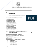 MANUAL DE USO DE LA FUERZA - POLICIA NACIONAL - PAraguay