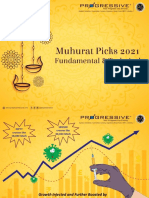 Muhurat Picks 2021 - Progressive 22.10.2021
