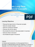 Basic Long Term Financial Concepts
