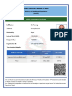 Digital Document of Covid-19 Vaccination Certificate (10)