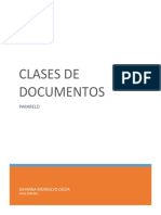 Clases de Documentos