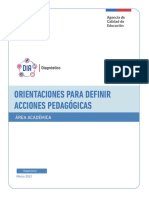 Orientaciones Pedagógicas Área Académica