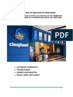 Modelo de membresía para incrementar ingresos en Cineplanet