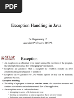 Exception Handling in Java