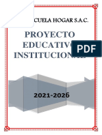 Proyecto Educativo Institucional Secundaria 2022