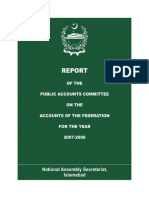 2007-08 PAC Report For The Year