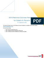 2019 National Courses Handbook for Cadets & Parents (V2 - Sept 24
