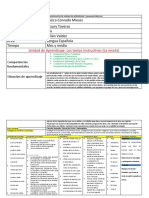 DE PLANIFICACIÓN DE UNIDAD DE APRENDIZAJE Con Secuecnia