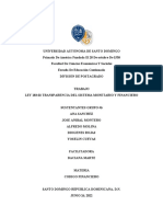 Transparencia Monetaria y Financiera Grupo 6 Trabajo