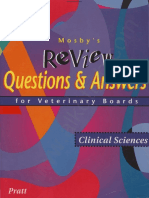 Mosby's ReView Questions & Answers For Veterinary Boards (Clinical Sciences)
